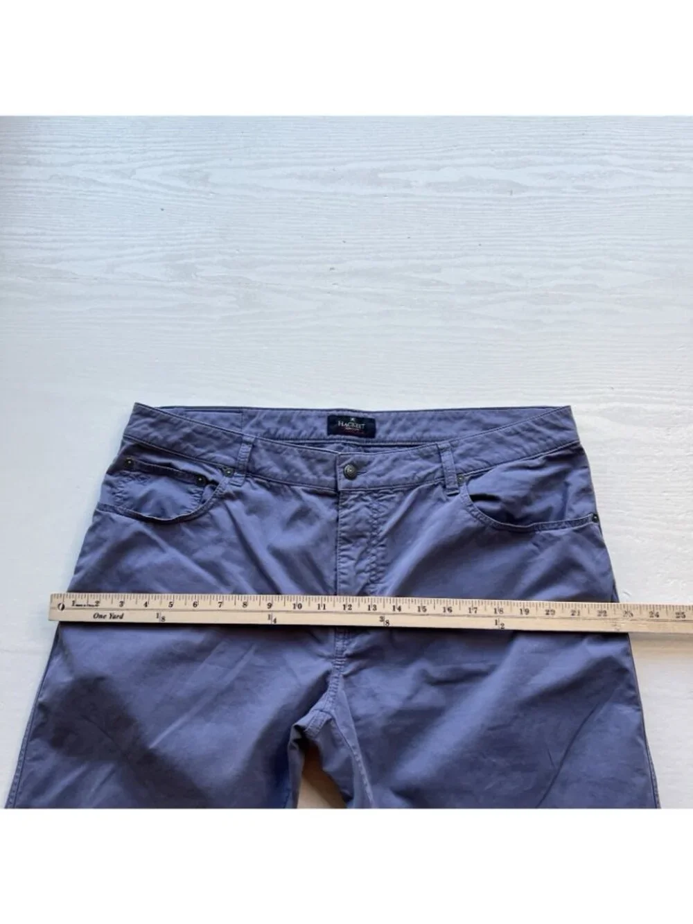 Hackett Core 5 Pocket Trinity Pants Mens 40x30 Slim Fit Stretch Cotton - Picture 11 of 16